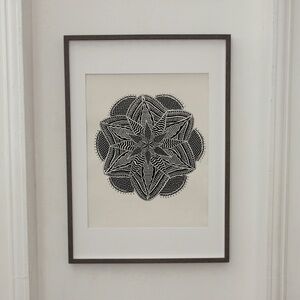Geometric zentangle art